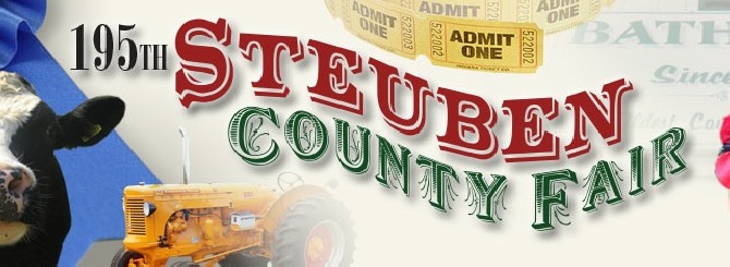 We’ll be at the Steuben County Fair August 18-22, 2015 under the grandstand