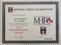 National Fireplace Institute Certificate
